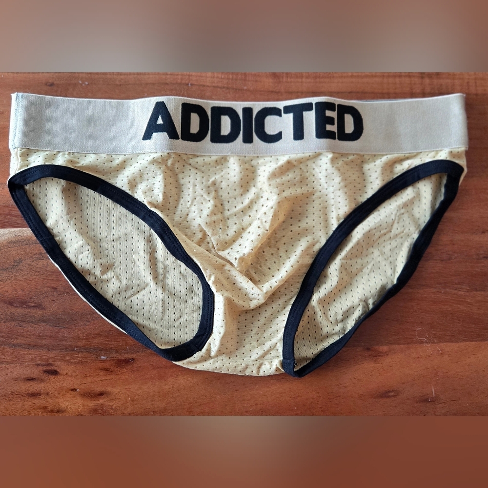 Gold Mesh Briefs